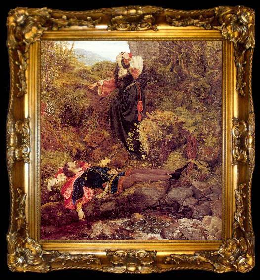 framed  Paton, Sir Joseph Noel The Bluidie Tryst, ta009-2